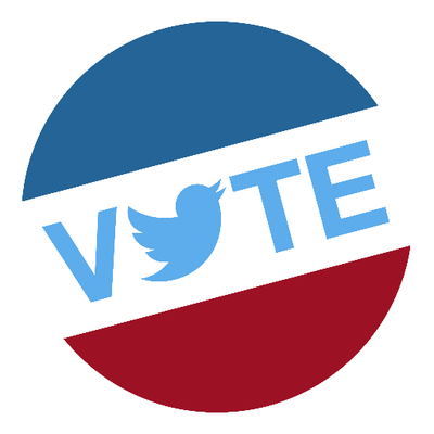 Multilingual American voters boast about voting with a multilingual hashtag emoji in Arabic, Chinese, English, Filipino or Tagalog, French, German, Italian, Korean, or Spanish.