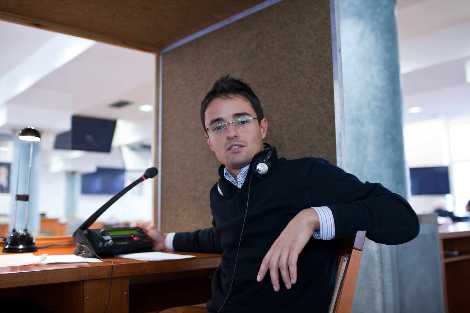 interpreter booth