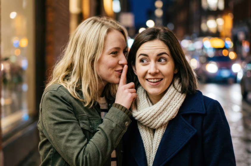 Whispered Interpretation Services supporting discreet one-on-one multilingual communication, with a professional interpreter quietly conveying messages in a confidential setting.